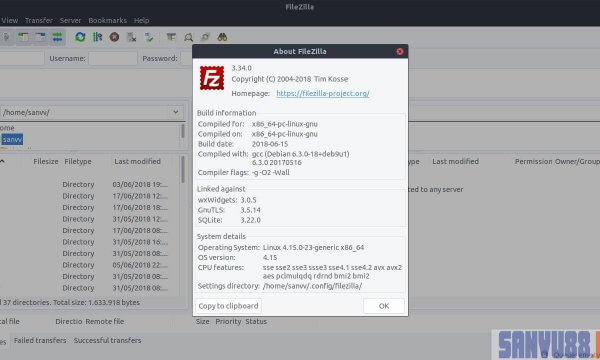 FileZilla trên Ubuntu
