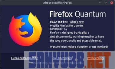 Firefox trên ubuntu