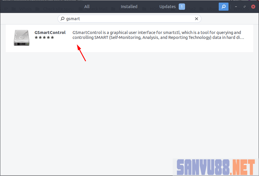 GSmartControl trên Ubuntu
