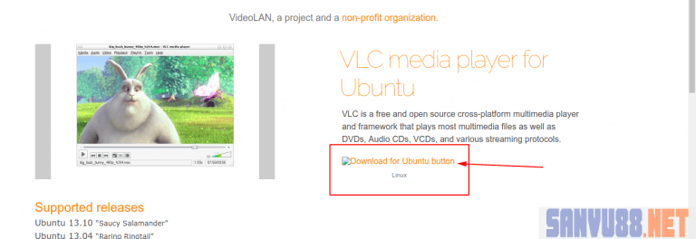 VLC media player trên Ubuntu
