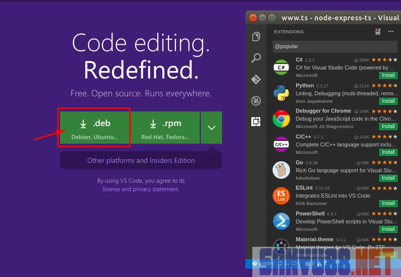Visual Studio Code trên Ubuntu
