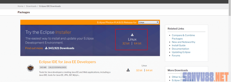 Eclipse trên ubuntu