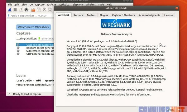 Wireshark trên Ubuntu