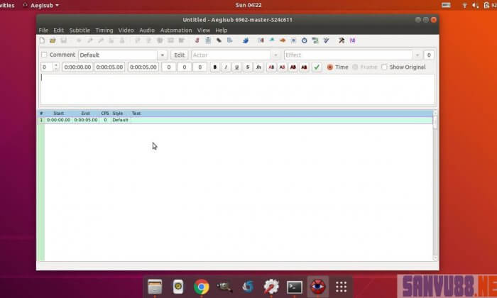 phần mềm chỉnh sửa phụ đêf trên Ubuntu